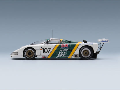 Spice SE87C Team P.A. Lombardi No. 107 Pierre Alain Lombardi Denis Morin Ferdinand De Lesseps 24h Le Mans 1990 Spark Model 1:43 scale model - side view