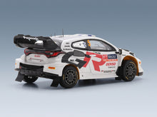 Toyota Yaris GR Rally1 Hybrid Team Toyota Gazoo Racing WRT No. 5 Sami Pajari Enni Malkonen 4th Rally Finland 2024 Spark Model 1:43 - rear three-quarter view