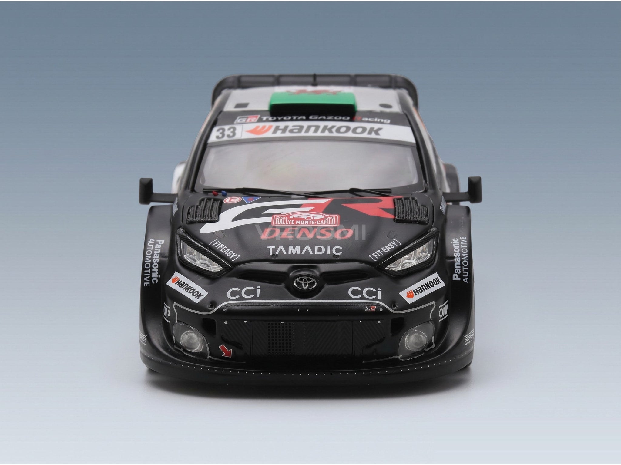 Toyota Yaris GR Rally1 No. 33 Evans Martin scale model 1:43
