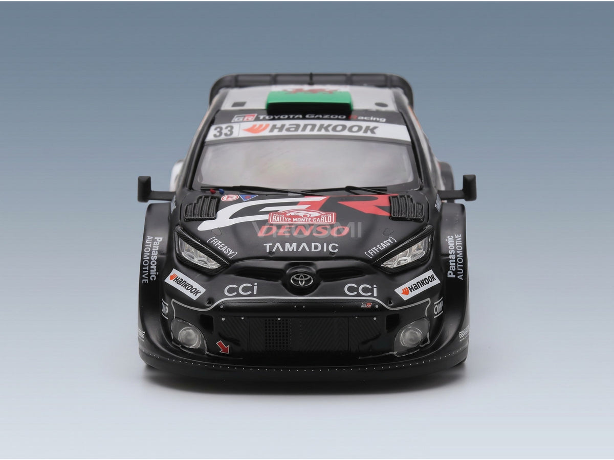 Toyota Yaris GR Rally1 Team Gazoo Racing WRT No. 33 Elfyn Evans Scott Martin 2nd Rally Monte Carlo 2025 Spark Model 1:43 scale model - front detail