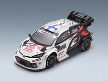 TOYOTA - YARIS GR HYBRID RALLY1 TEAM TOYOTA GAZOO RACING WRT N 5 RALLY MONTECARLO 2025 SAMI PAJARI - MARKO SALMINEN - WHITE - front three-quarter view