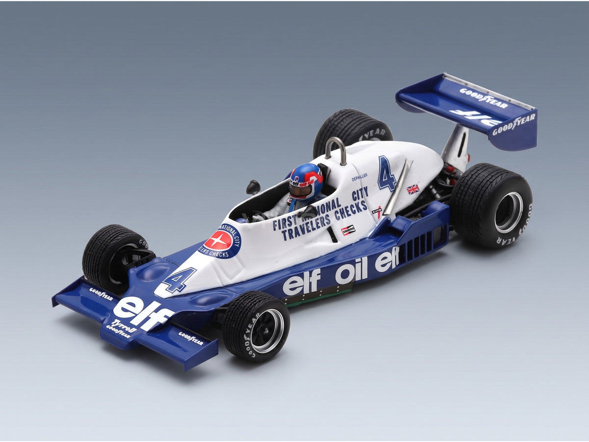 Tyrrell 008 No. 4 2nd Austrian GP Patrick Depailler 1978 Spark Model 1:43 scale model - front three-quarter view