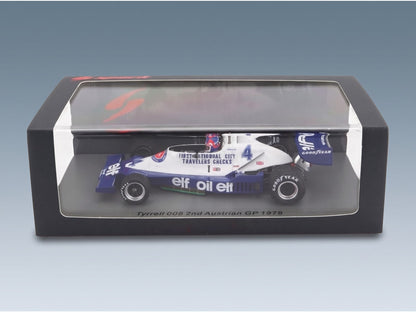 Tyrrell 008 No. 4 2nd Austrian GP Patrick Depailler 1978 Spark Model 1:43 scale model - original packaging