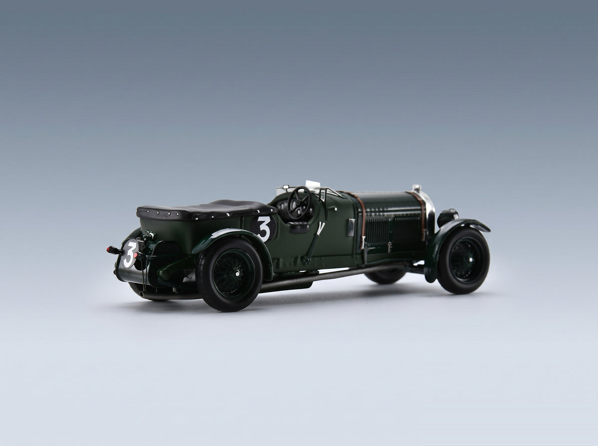 Bentley Speed Six Team Bentley Motors Ltd No. 3 Sammy Davis Clive Dunfee 24h Le Mans 1930 Spark Model 1:43 scale model - rear three-quarter view