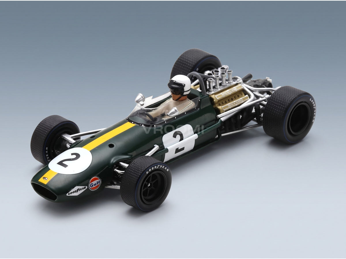 Brabham BT26 No. 2 Jack Brabham Monaco GP 1968 Spark Model 1:43 scale model - front three-quarter view