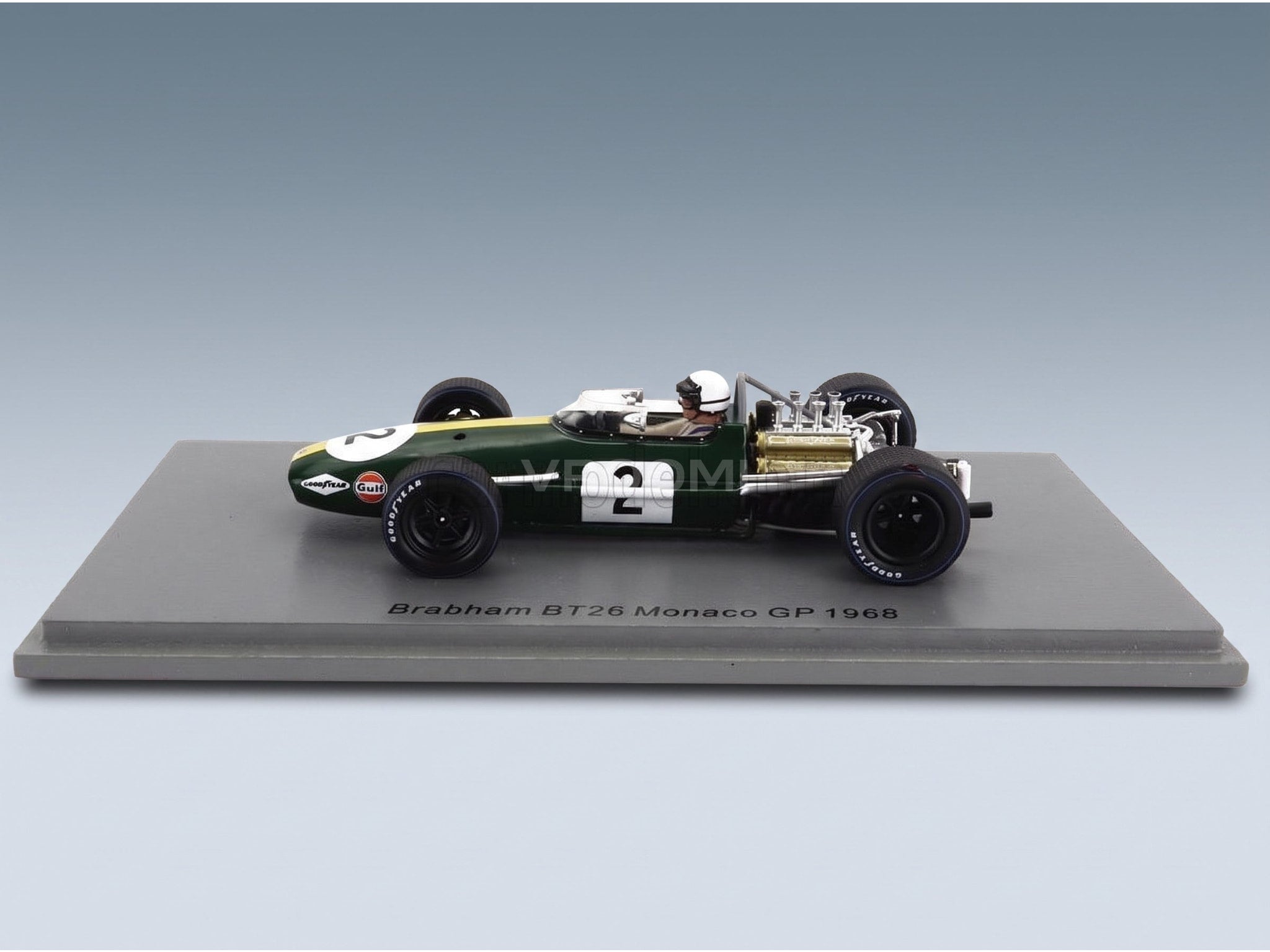 Brabham BT26 No. 2 Jack Brabham Monaco GP 1968 Spark Model 1:43 scale model - original packaging