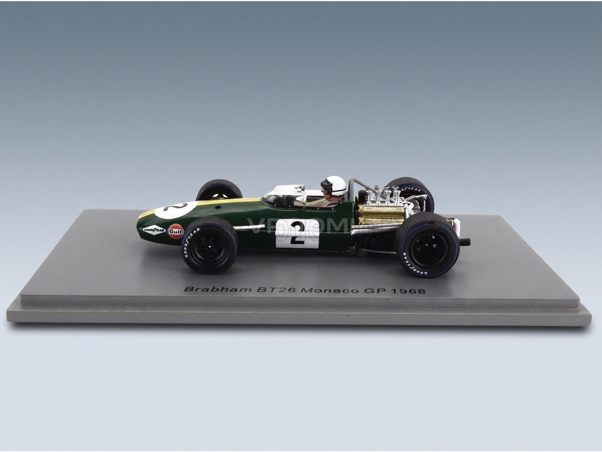 Brabham BT26 No. 2 Jack Brabham Monaco GP 1968 Spark Model 1:43 scale model - original packaging