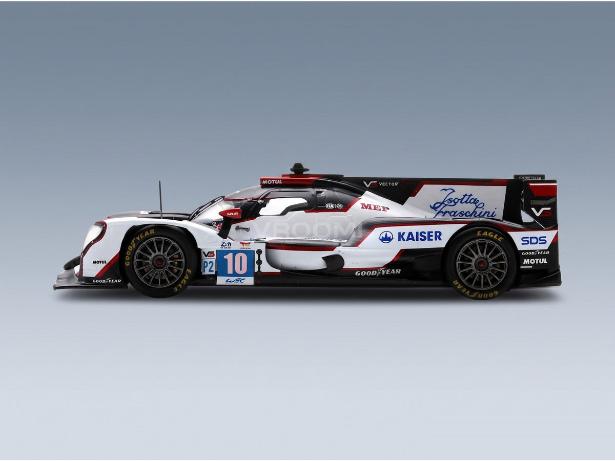 Oreca 07 Gibson Vector Sport No. 10 Aubry Cullen Kaiser 24h Le Mans 2023 Spark Model 1:43 scale model - side view