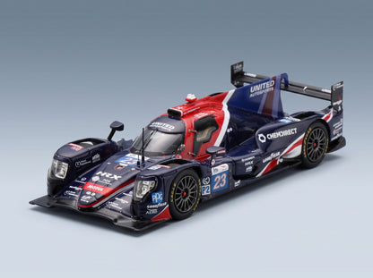 Oreca 07 Gibson United Autosports No. 23 Blomqvist Jarvis Pierson 24h Le Mans 2023 Spark Model 1:43 - front three-quarter view
