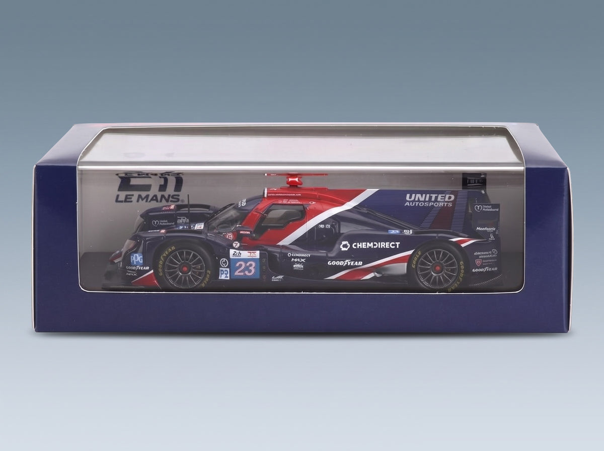 Oreca 07 Gibson United Autosports No. 23 Blomqvist Jarvis Pierson 24h Le Mans 2023 Spark Model 1:43 - original packaging