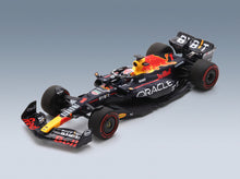 Red Bull RB19 Oracle Red Bull Racing No. 1 Max Verstappen Winner Spain GP 2023 World Champion Spark Model 1:43 - front three-quarter view