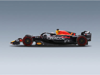 Red Bull RB19 Oracle Red Bull Racing No. 1 Max Verstappen Winner Spain GP 2023 World Champion Spark Model 1:43 scale model - side view