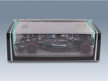 Mercedes F1 W14 Team Mercedes-AMG Petronas Formula One No. 63 3rd Spain GP George Russell 2023 Spark Model 1:43 scale model - original packaging