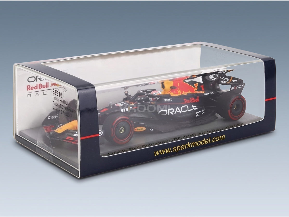 Red Bull RB19 Oracle Red Bull Racing No. 1 Max Verstappen Winner Belgium GP 2023 Spark Model 1:43 scale model - original packaging