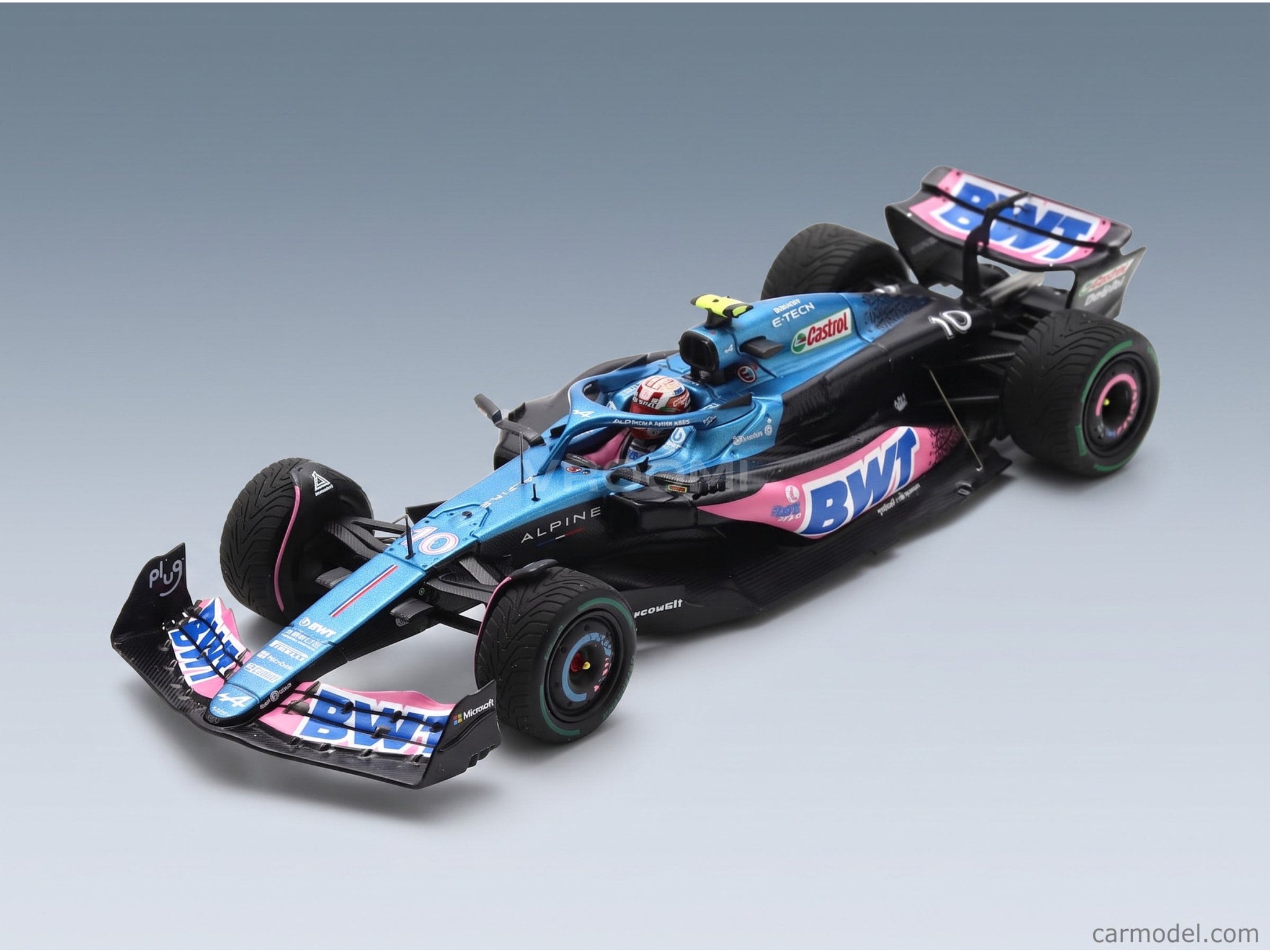 Alpine A523 BWT Alpine F1 Team No. 10 3rd Dutch GP Pierre Gasly 2023 Spark Model 1:43 scale model - front three-quarter view