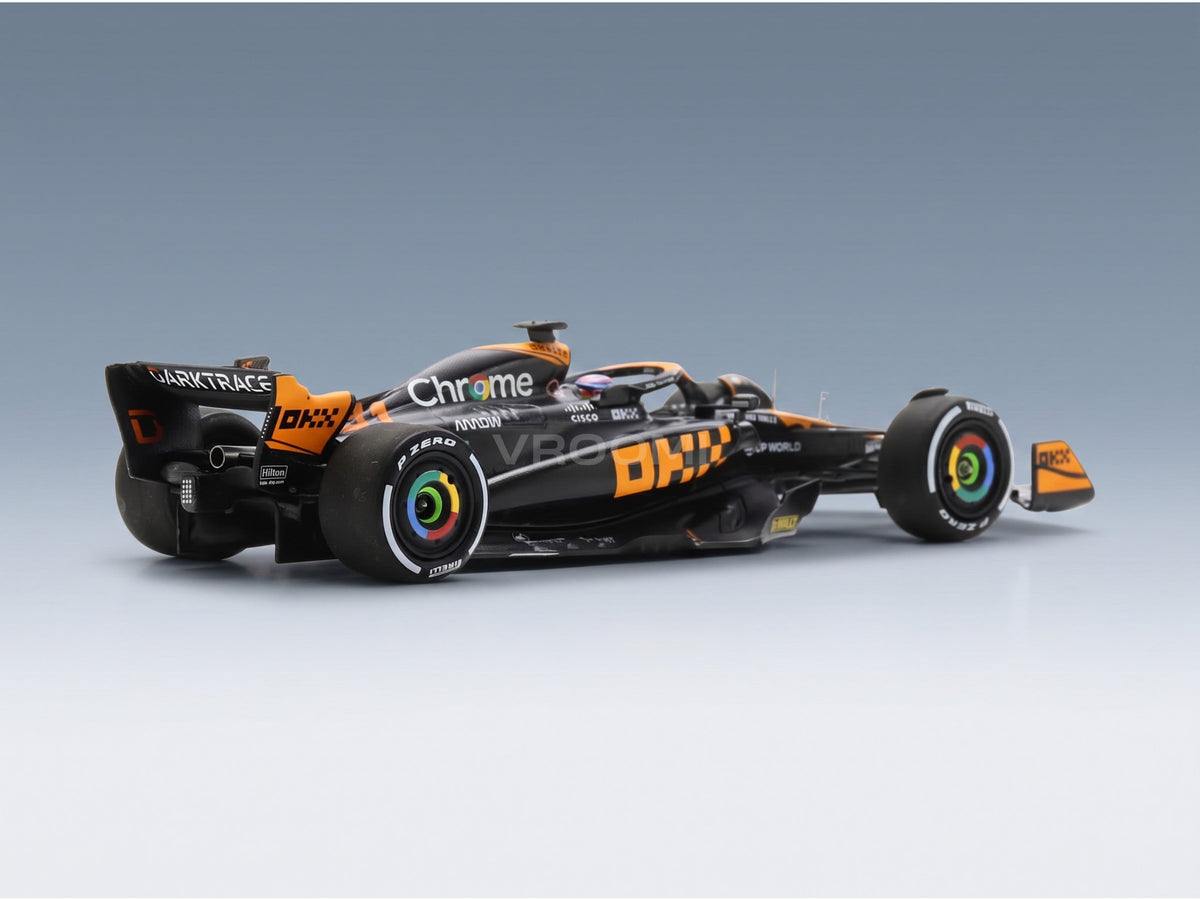 McLaren F1 MCL60 Team McLaren No. 81 3rd Japan GP Oscar Piastri 2023 Spark Model 1:43 scale model - rear three-quarter view