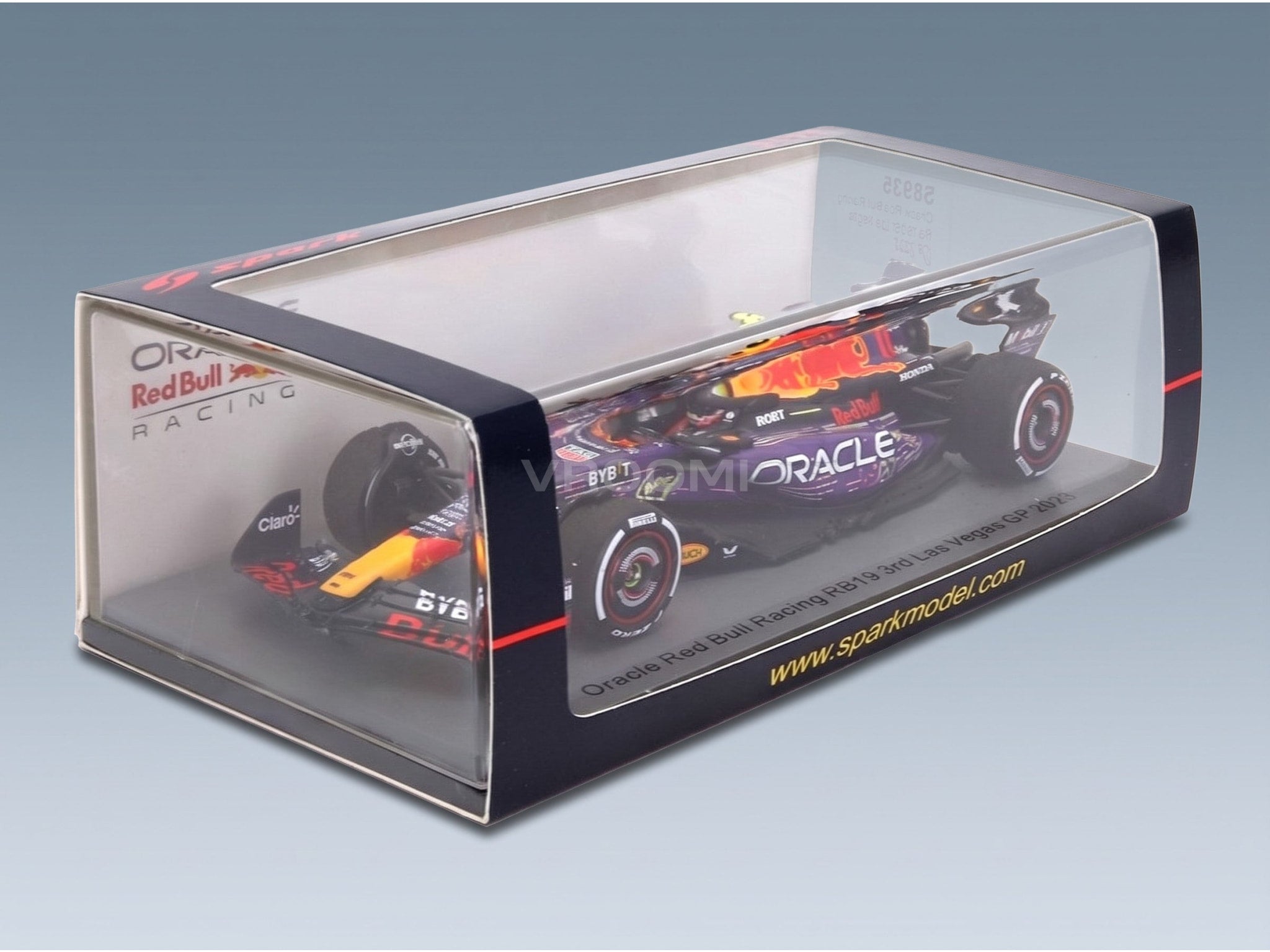 Red Bull RB19 Oracle Red Bull Racing No. 11 3rd Las Vegas USA GP Sergio Perez 2023 Spark Model 1:43 scale model - original packaging