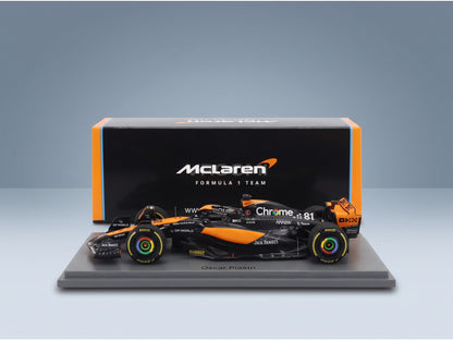 McLaren F1 MCL60 Team McLaren No. 81 Oscar Piastri Las Vegas GP 2023 Spark Model 1:43 scale model - original packaging