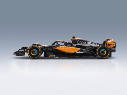 McLaren F1 MCL60 Team McLaren No. 81 Oscar Piastri Las Vegas GP 2023 Spark Model 1:43 scale model - side view