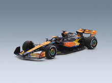 McLaren F1 MCL60 Team McLaren No. 81 6th Abu Dhabi GP Oscar Piastri 2023 Spark Model 1:43 - front three-quarter view