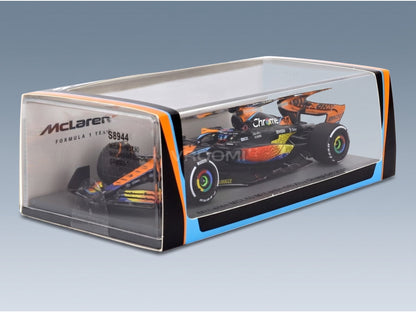 McLaren F1 MCL60 Team McLaren No. 81 6th Abu Dhabi GP Oscar Piastri 2023 Spark Model 1:43 scale model - original packaging