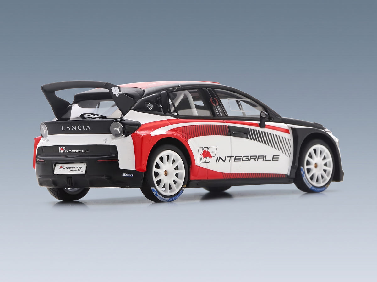 Lancia Ypsilon Rally2 Presentation 2025 Spark Model 1:43 - rear three-quarter view