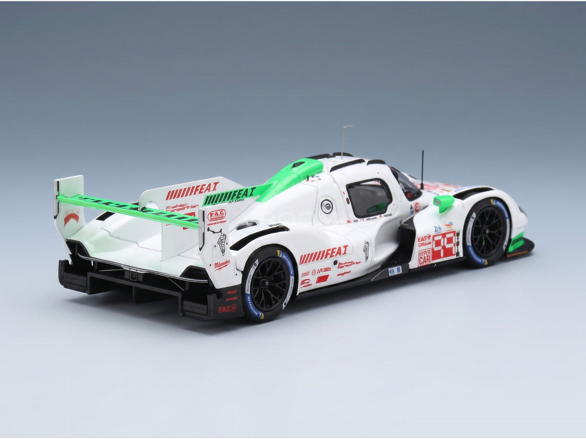 Porsche 963 Proton Competition No. 99 Jani Tincknell Andlauer 24h Le Mans 2024 Spark Model 1:43 scale model - rear three-quarter view