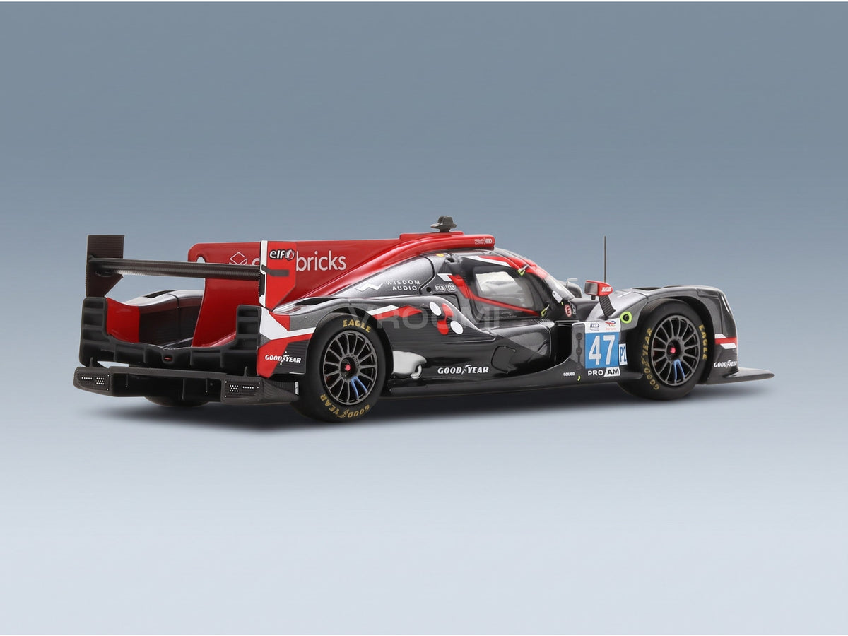 Oreca 07 Gibson Cool Racing No. 47 Vesti Bell Rao 24h Le Mans 2024 Spark Model 1:43 scale model - rear three-quarter view