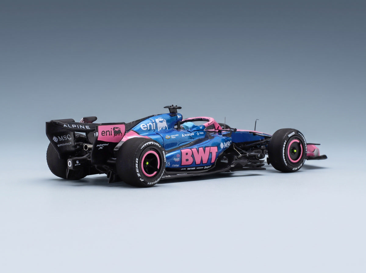 Alpine A526 BWT Alpine Formula One Team No. 10 Pierre Gasly Chinese GP 2026 Spark 1:43 scale model - rear three-quarter view