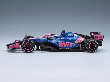 Alpine A526 BWT Alpine Formula One Team No. 10 Pierre Gasly Chinese GP 2026 Spark 1:43 scale model - side view