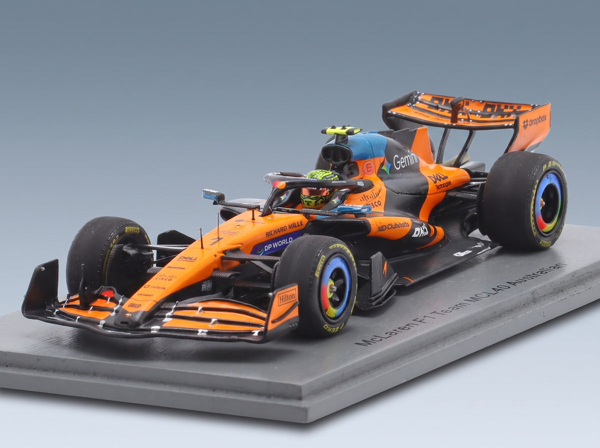 McLaren MCL40 McLaren Mastercard F1 Team No. 1 Lando Norris Australian GP 2026 Spark 1:43 scale model - front detail