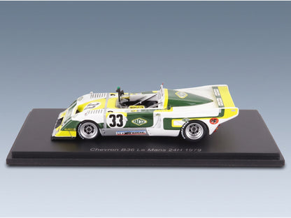 Chevron B36 2.0L S4 Team Societe Racing No. 33 Alain Dechelette Charles Dechelette Marcel Tarres 24h Le Mans 1979 Spark Model 1:43 scale model - original packaging