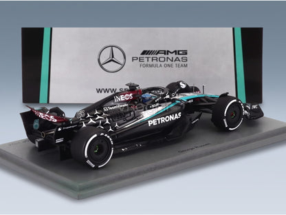 Mercedes W15 EQ Performance AMG Petronas Motorsport No. 63 George Russell Bahrain GP 2024 Spark Model 1:43 scale model - original packaging