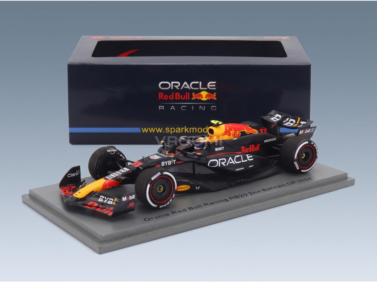Red Bull RB20 Oracle Red Bull Racing No. 11 2nd Bahrain GP 2024 Sergio Perez Spark Model 1:43 scale model - original packaging