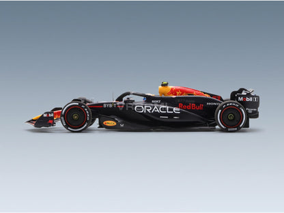 Red Bull RB20 Oracle Red Bull Racing No. 11 2nd Bahrain GP 2024 Sergio Perez Spark Model 1:43 scale model - side view