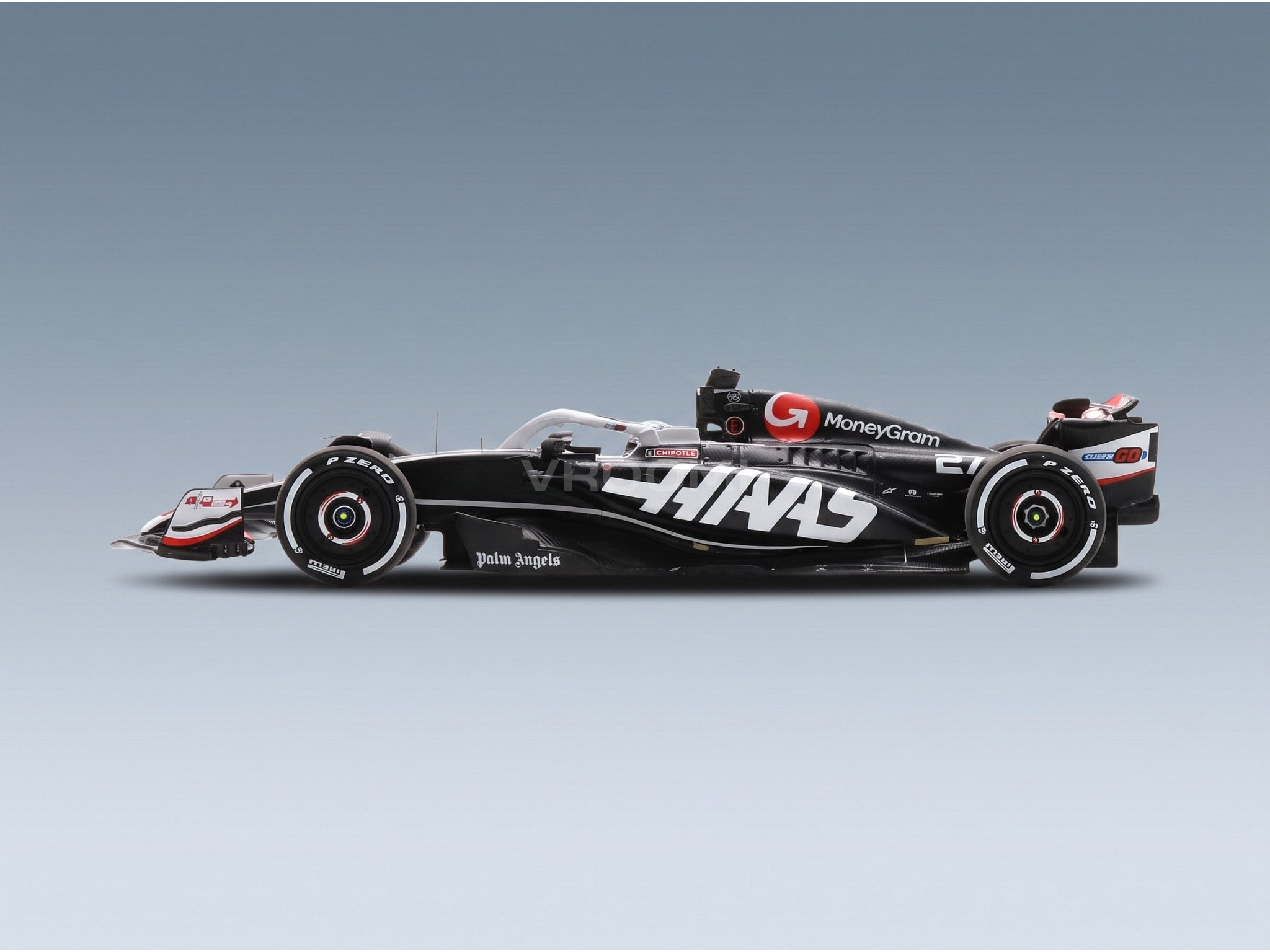 Haas VF-24 MoneyGram Haas F1 Team No. 27 Nico Hulkenberg Australian GP 2024 Spark Model 1:43 scale model - side view