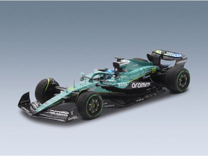 Aston Martin F1 AMR25 Aston Martin Aramco F1 Team No. 18 Lance Stroll Australian GP 2025 Spark Model 1:43 scale model - front three-quarter view