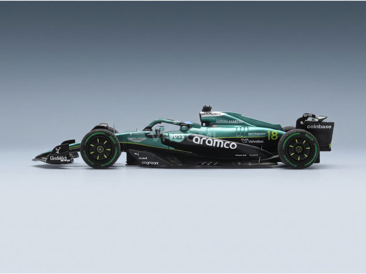 Aston Martin F1 AMR25 Aston Martin Aramco F1 Team No. 18 Lance Stroll Australian GP 2025 Spark Model 1:43 scale model - side view
