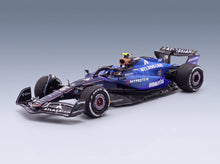 Williams FW47 Atlassian Williams Racing No. 55 Carlos Sainz Azerbaijan GP 2025 with Pit Board Spark 1:43 scale model - front three-quarter view