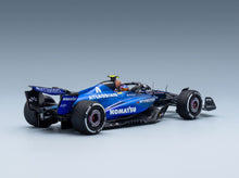 Williams FW47 Atlassian Williams Racing No. 55 Carlos Sainz Azerbaijan GP 2025 with Pit Board Spark 1:43 scale model - rear three-quarter view