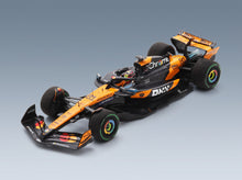 McLaren F1 MCL39 McLaren No. 81 Oscar Piastri Winner Belgium GP with Rain Tyres 2025 Spark Model 1:43 - front three-quarter view