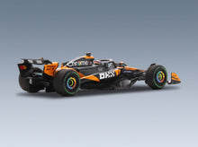 McLaren F1 MCL39 McLaren No. 81 Oscar Piastri Winner Belgium GP with Rain Tyres 2025 Spark Model 1:43 - rear three-quarter view