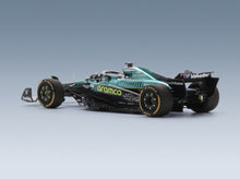 Aston Martin F1 AMR25 Team Aramco Cognizant No. 18 Lance Stroll USA GP 2025 Spark Model 1:43 - rear three-quarter view