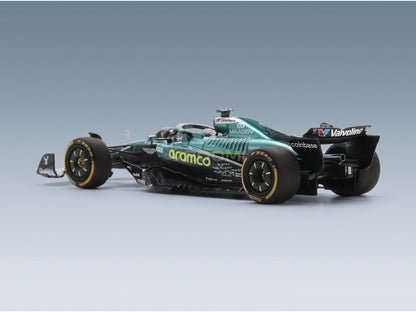 Aston Martin F1 AMR25 Team Aramco Cognizant No. 18 Lance Stroll USA GP 2025 Spark Model 1:43 scale model - rear three-quarter view