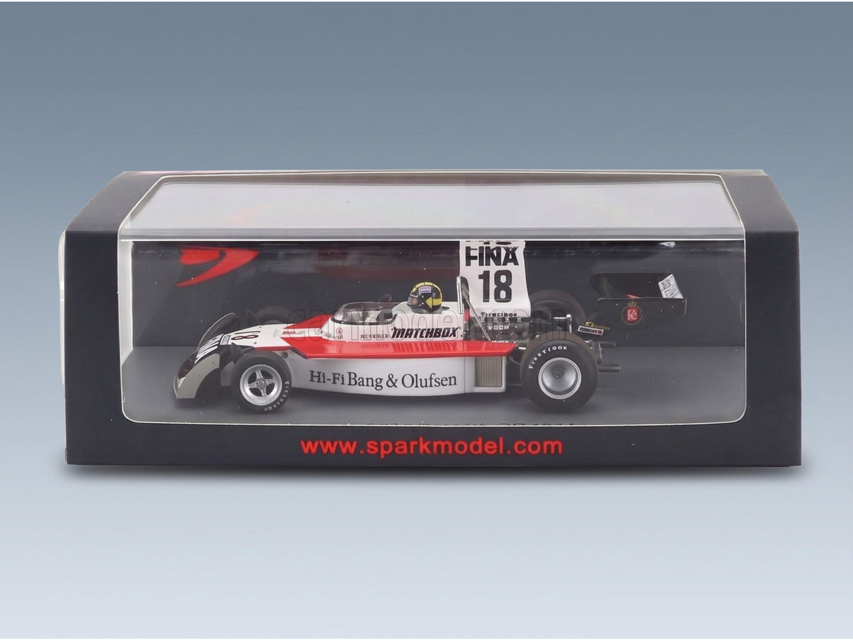 Surtees TS16 No. 18 Carlos Pace Spanish GP 1974 Spark Model 1:43 scale model - original packaging