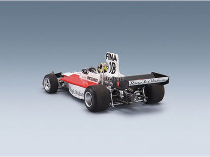 Surtees TS16 No. 18 Carlos Pace Spanish GP 1974 Spark Model 1:43 scale model - rear three-quarter view