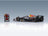 Red Bull RB21 Oracle Red Bull Racing No. 1 Verstappen Winner Las Vegas GP 2025 with Pit Board Spark Model 1:43 scale model - rear three-quarter view