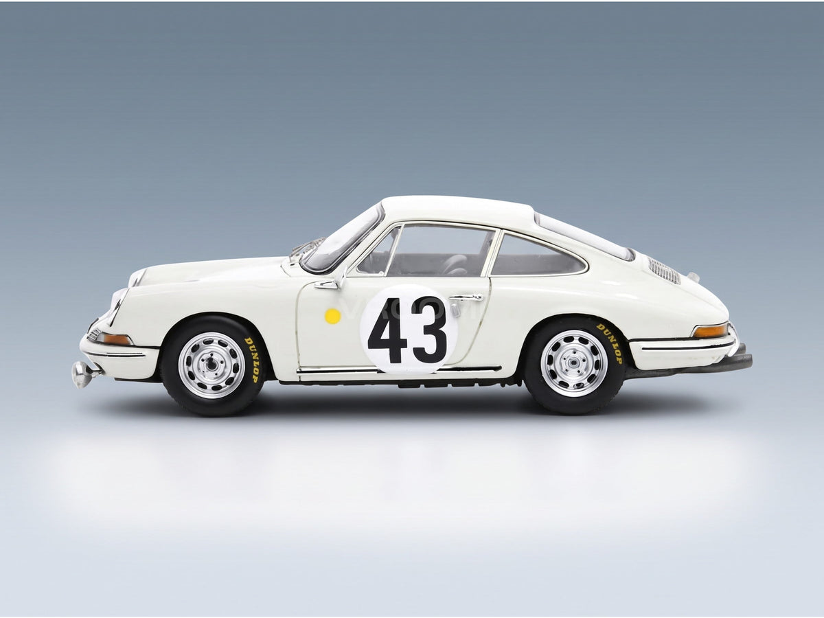 Porsche 911S Team J.Franc No. 43 Antony Fischaber Jacques Dewes 24h Le Mans 1967 Spark Model 1:43 scale model - side view