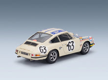 Porsche 911S Coupé Team M. Martin No. 63 Mazzia Mauroy 24h Le Mans 1969 Spark Model 1:43 - rear three-quarter view