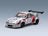 PORSCHE - 911 930 CARRERA RSR TURBO 2.1L TEAM MARTINI RACING N 21 24h LE MANS 1974 HELMUT KOINIGG - MANFRED SCHURTI - SILVER RED BLUE scale model - front three-quarter view